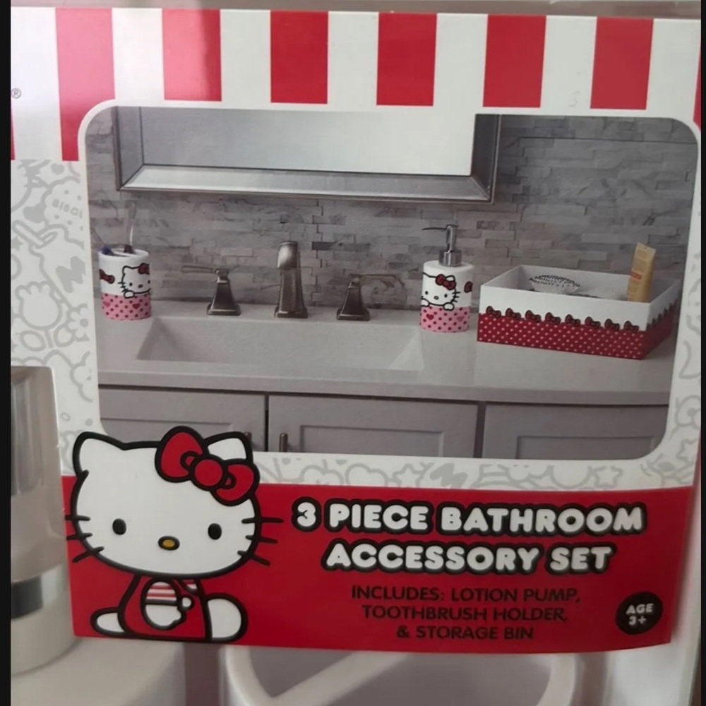 Hello kitty bathroom set